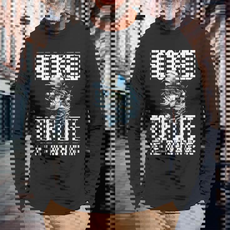 釣り好き おしゃれ アングラーのマストアイテム バス 釣り 長袖tシャツ 長袖Tシャツ 高齢者への贈り物