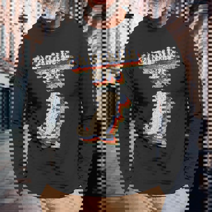 面白いチンチラのことわざ 長袖Tシャツ 高齢者への贈り物