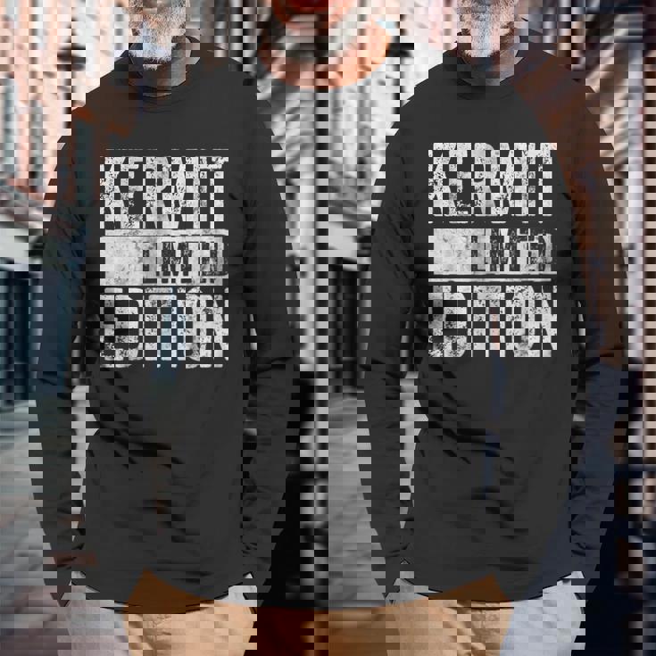 面白い名前ジョークシャツ カーミット限定版 長袖Tシャツ 高齢者への贈り物