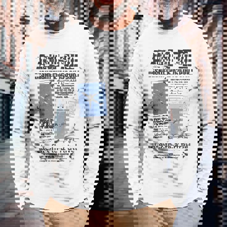 A350-900 エアバス ブラック エアクラフトtシャツ 長袖Tシャツ 高齢者への贈り物