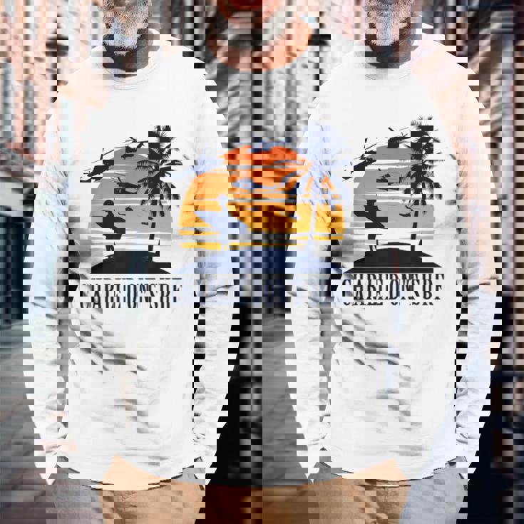 Charlie Don'turf ファニービーチアパレル 長袖Tシャツ 高齢者への贈り物