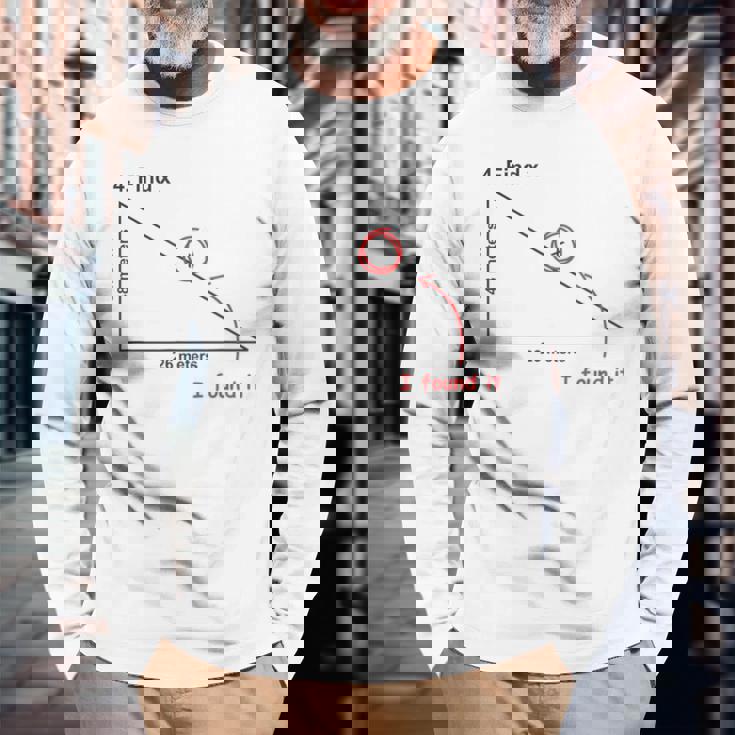 Find X Found It ファー・フロム・ホーム 長袖Tシャツ 高齢者への贈り物