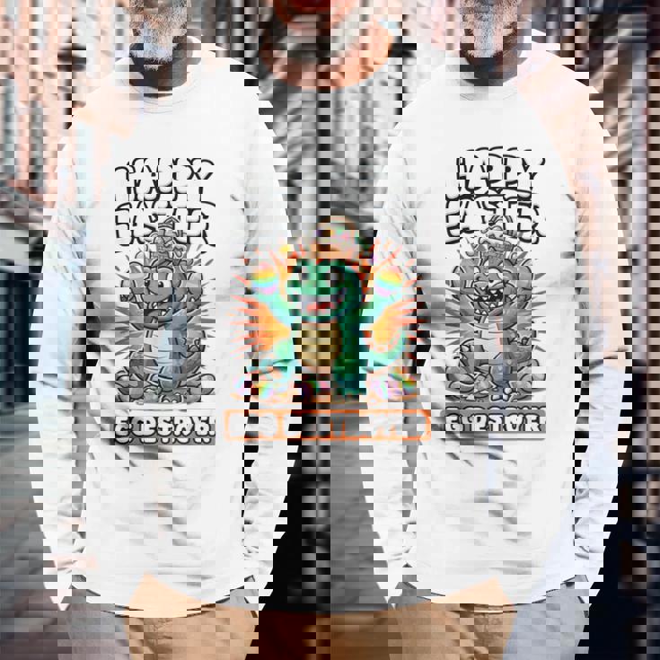 Kaiju イースターシャツ 男の子用 エッグデストロイヤー キッズtシャツ 長袖Tシャツ 高齢者への贈り物