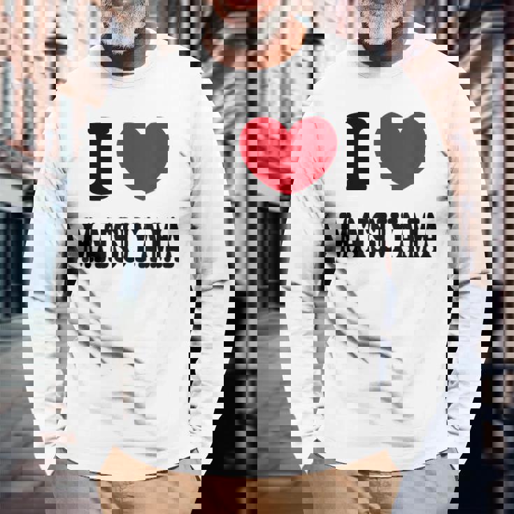 I Love Matsuyama アイ・ラブ松山 長袖Tシャツ 高齢者への贈り物