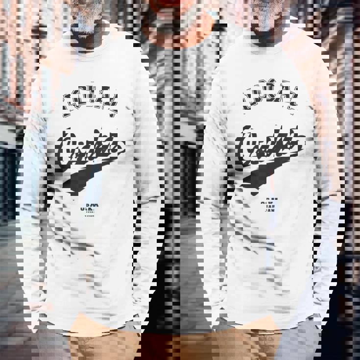 Osaka Local 大阪ローカル 故郷 長袖Tシャツ 高齢者への贈り物