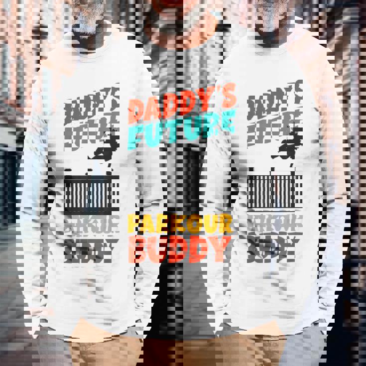 Parkour フリーランニング トレーサー キッズ Daddys フューチャー パルクール 長袖Tシャツ 高齢者への贈り物