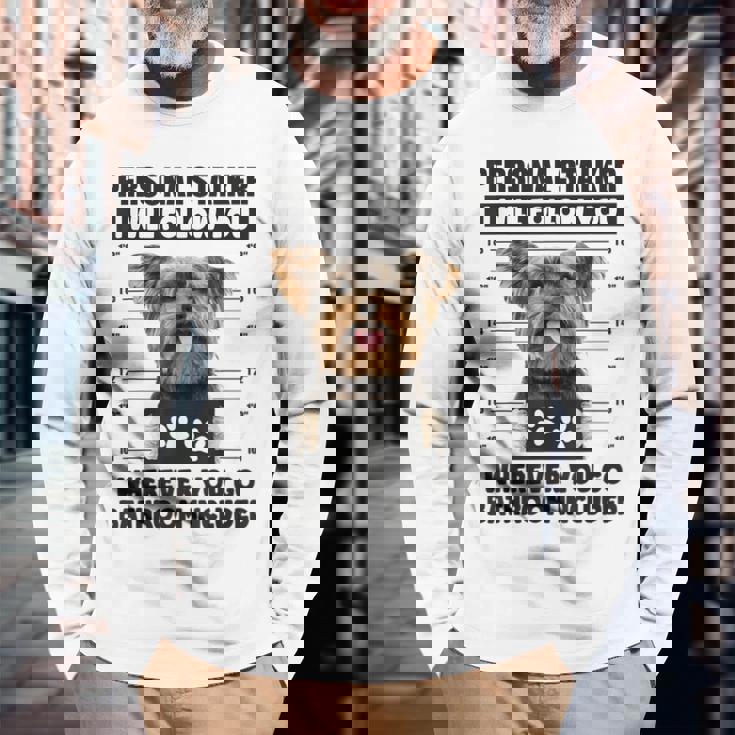 Personaltalker Yorkie ファニーヨークシャー犬好き オーナーミーム 長袖Tシャツ 高齢者への贈り物