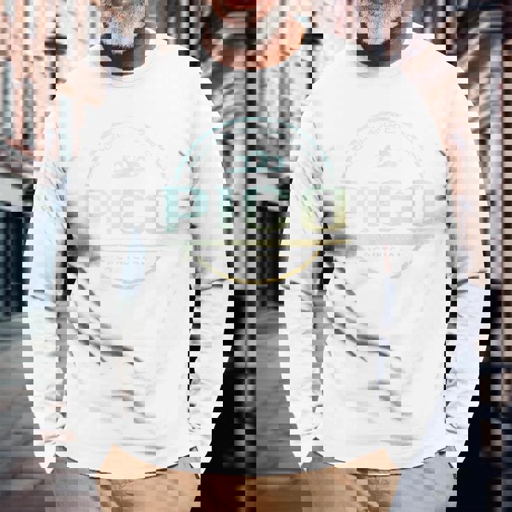 Pico Portugal レトロ ピコ ポルトガル ヴィンテージ サーフ 長袖Tシャツ 高齢者への贈り物