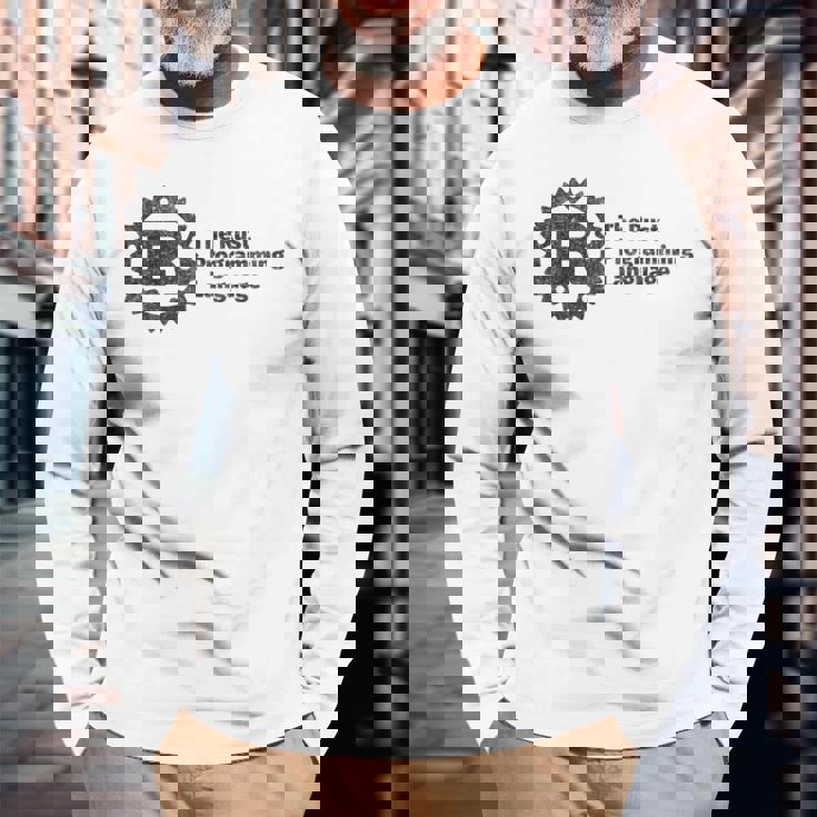 Rust 開発者のためのマルチパラダイムプログラミング言語 長袖tシャツ 長袖Tシャツ 高齢者への贈り物