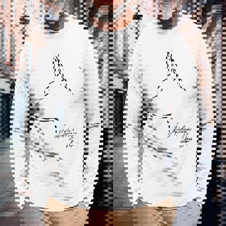 Wilsigns オーストラリアンケルピー インプロファイルドッグギフト 長袖Tシャツ 高齢者への贈り物