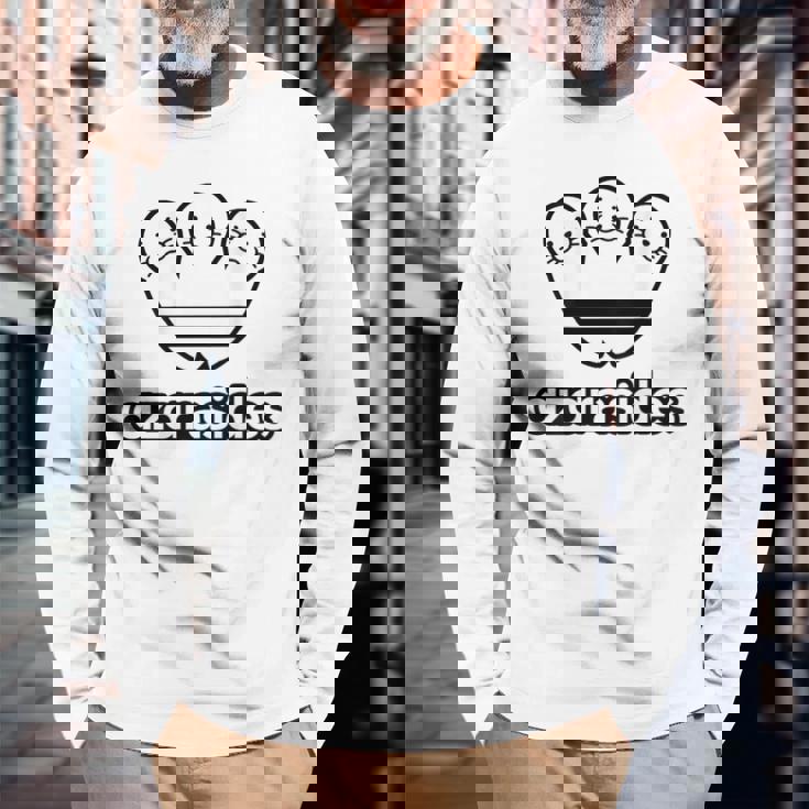 【バックプリント・背中側】アザラシデス Azarasides ゴマちゃん ブランド パロディ 面白 かわいい 長袖Tシャツ 高齢者への贈り物