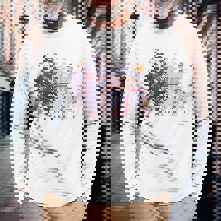 【一伊那尓栖】ホロぐら名場面 長袖Tシャツ 高齢者への贈り物