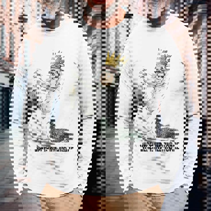 かいじゅうたちのいるところマックス・ダンス 長袖Tシャツ 高齢者への贈り物