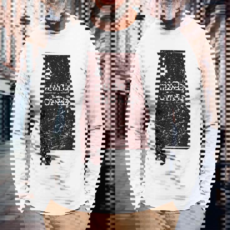 アラバママップ マッスルショールズ 録音 キャピタルロック グラフィック 長袖Tシャツ 高齢者への贈り物