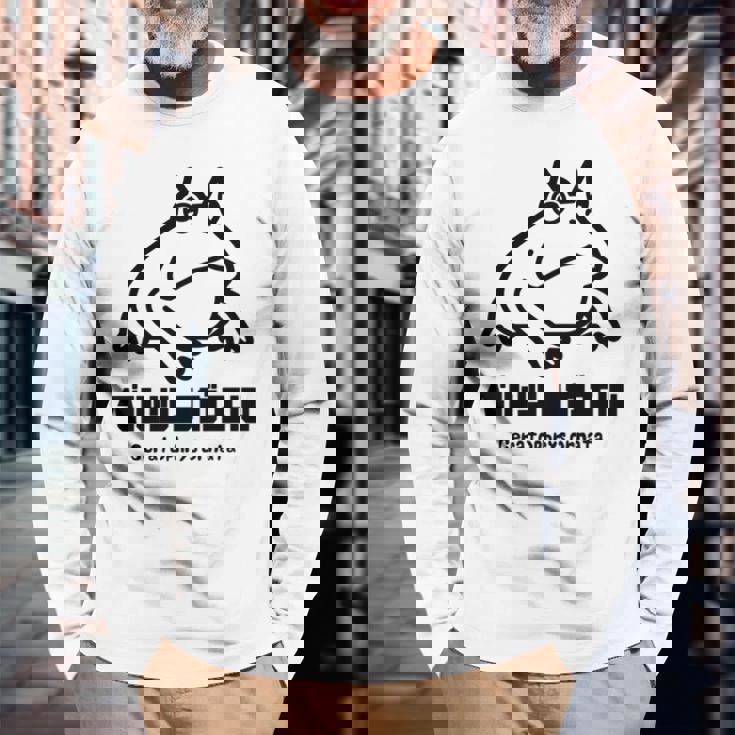 カエル ベルツノガエル メンズ レディース キッズ かわいい 蛙好き 長袖tシャツ 長袖Tシャツ 高齢者への贈り物