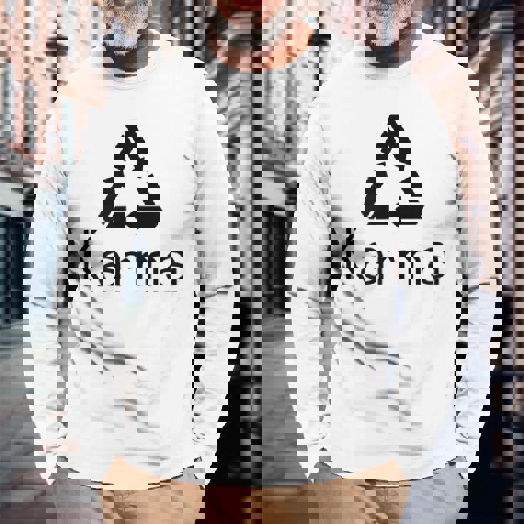 カルマ 長袖Tシャツ 高齢者への贈り物