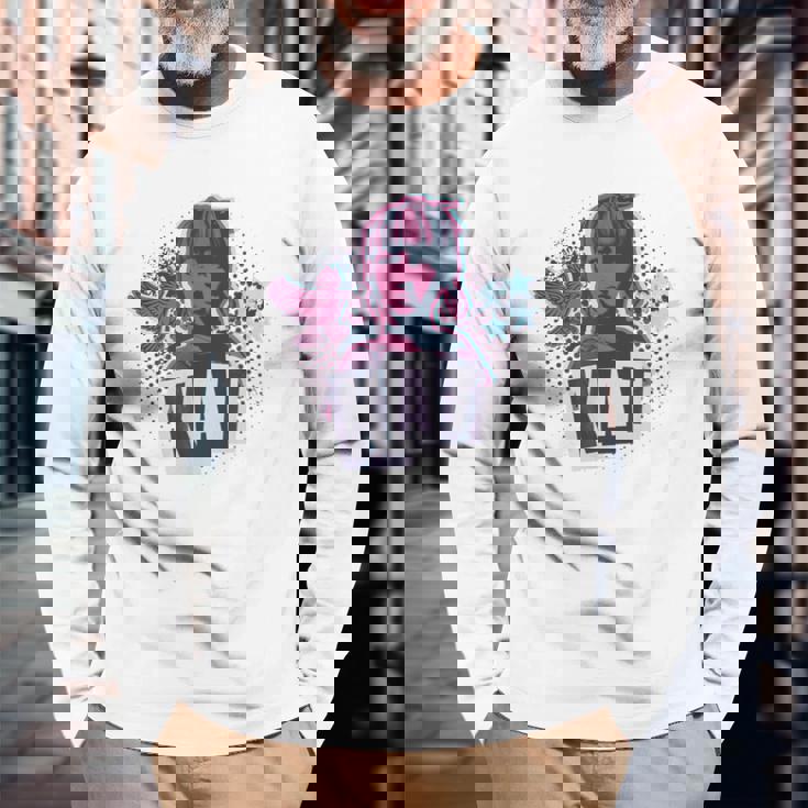 キャット・ミカエルセン 90年代グランジ・ロスト・レコード 長袖Tシャツ 高齢者への贈り物