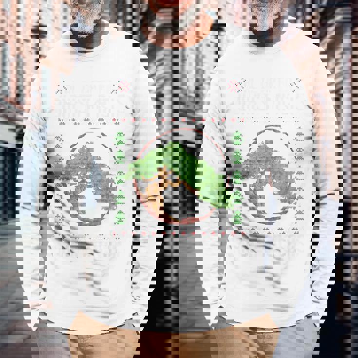 クリスマス 盆栽 醜い Xmas セーター クリスマス 盆栽 恋人 長袖Tシャツ 高齢者への贈り物