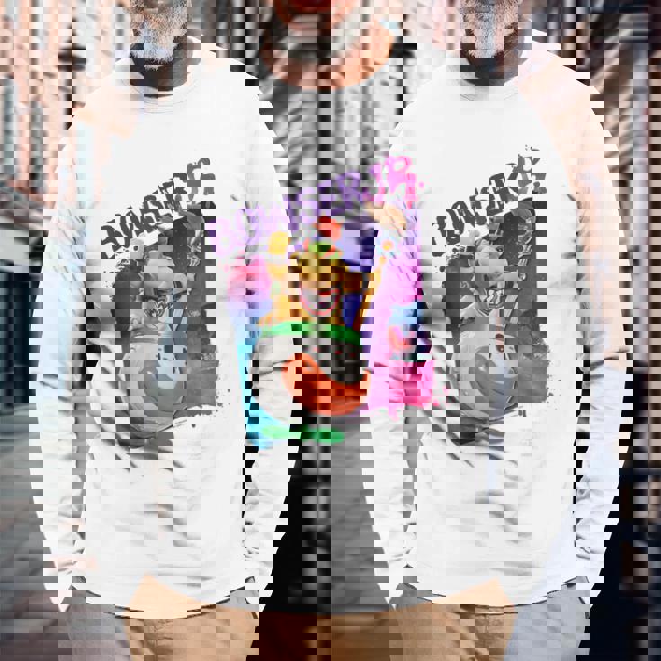 ザ・スーパーマリオギャラクシー・ムービー Bowser Jr Takes Over 長袖Tシャツ 高齢者への贈り物