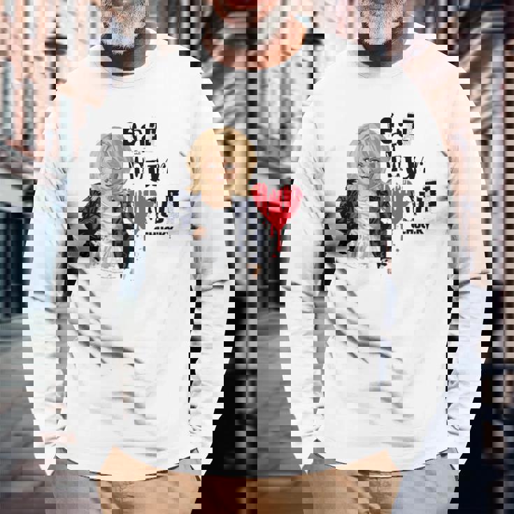 チャッキー・ティファニー・イート・ユア・ハート・アウト・バレンタイン 長袖tシャツ 長袖Tシャツ 高齢者への贈り物