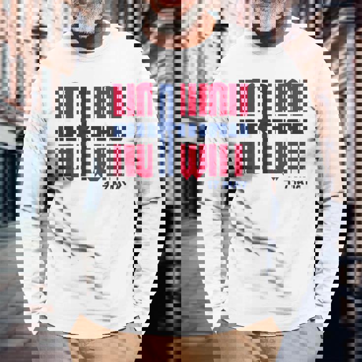 ノルウェーの国旗またはノルウェーの日のノルウェーの国旗 Norway Flag Yttende Mai 長袖Tシャツ 高齢者への贈り物