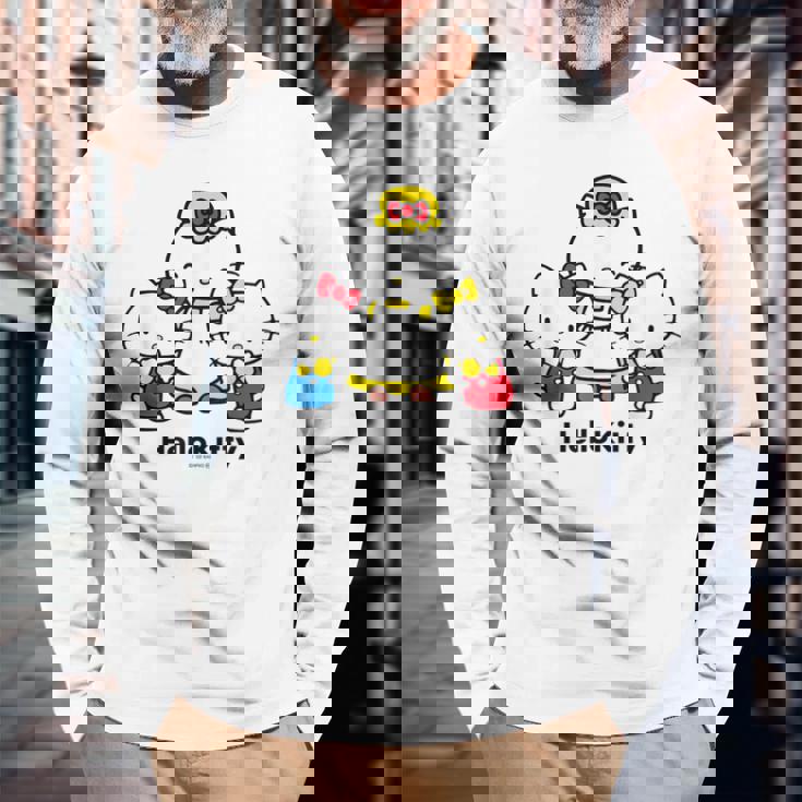 ハローキティ Usデザイン かぞく 長袖Tシャツ 高齢者への贈り物