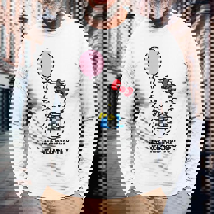 ハローキティ バルーン 長袖Tシャツ 高齢者への贈り物