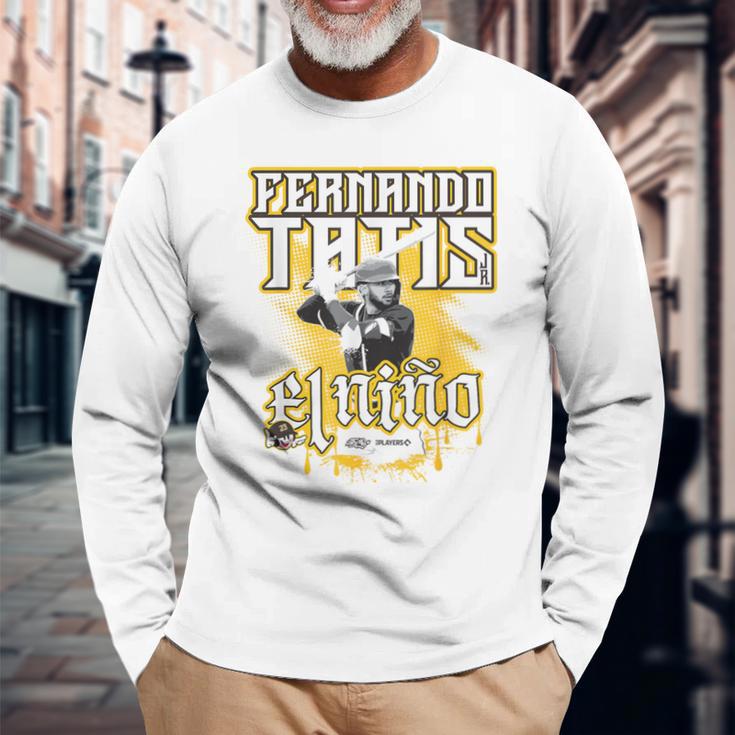 フェルナンド・タティス・ジュニア・サンディエゴ・ベースボール・スケット Mlb選手 長袖Tシャツ 高齢者への贈り物