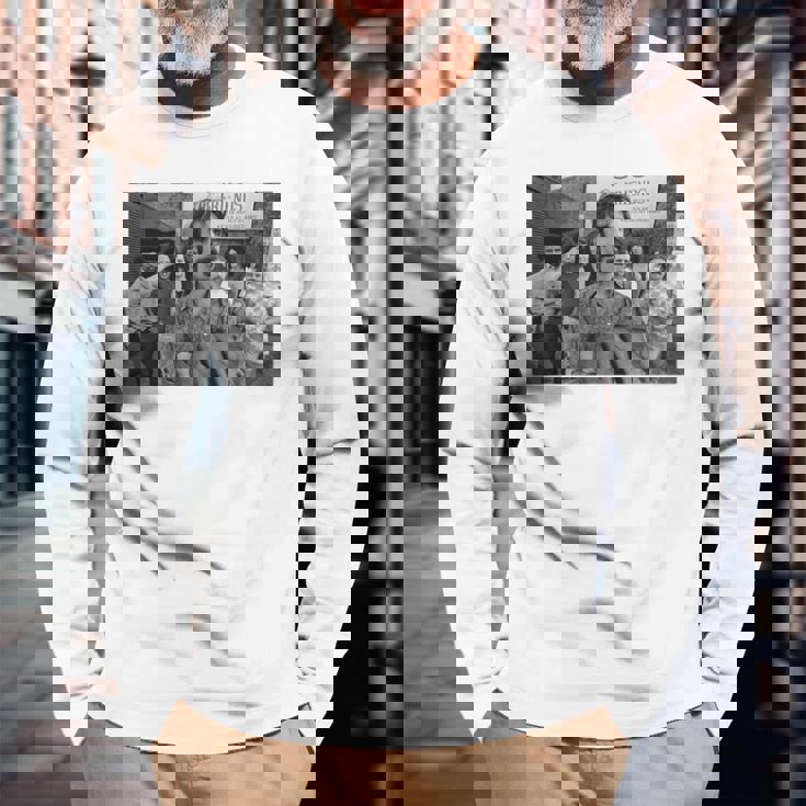 フランク・ザッパ ジョージ・デューク マザーズ 発明 チュンガの復讐 長袖Tシャツ 高齢者への贈り物