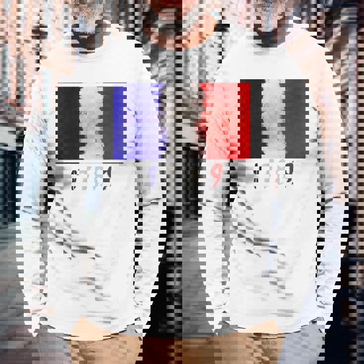 フランス革命 1789年 長袖Tシャツ 高齢者への贈り物