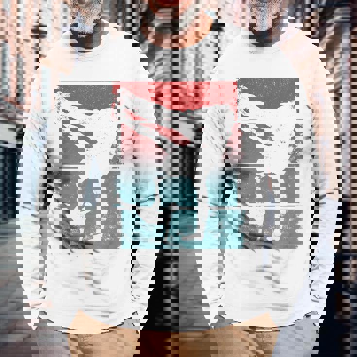 ブレイクダンサー ヒップホップダンス ブレイクダンス 長袖Tシャツ 高齢者への贈り物