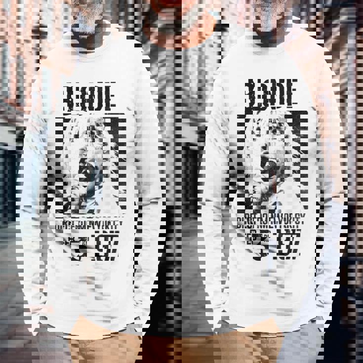 ブロンディ 長袖Tシャツ 高齢者への贈り物