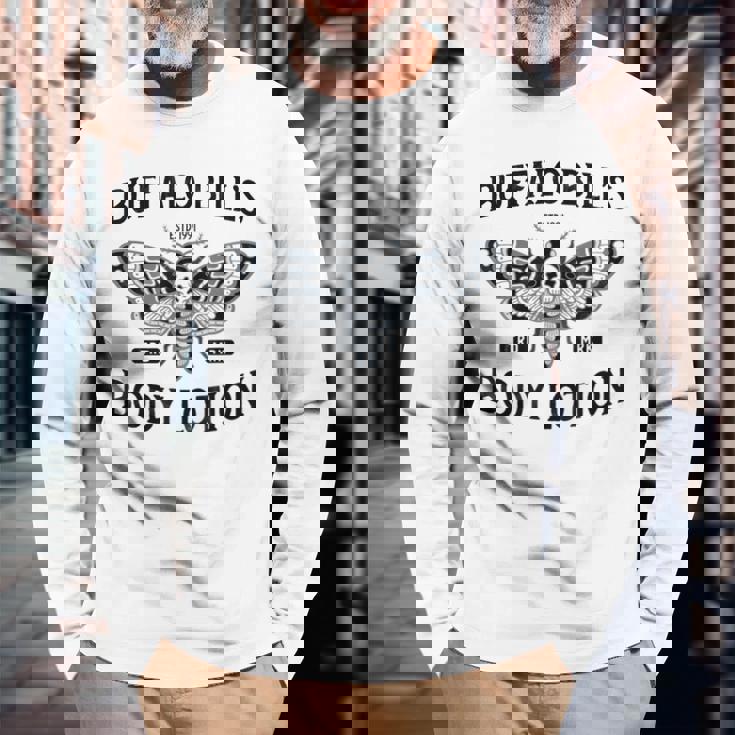 ホラーボディローション デスヘッドモス ヴィンテージアンティーク調 長袖Tシャツ 高齢者への贈り物