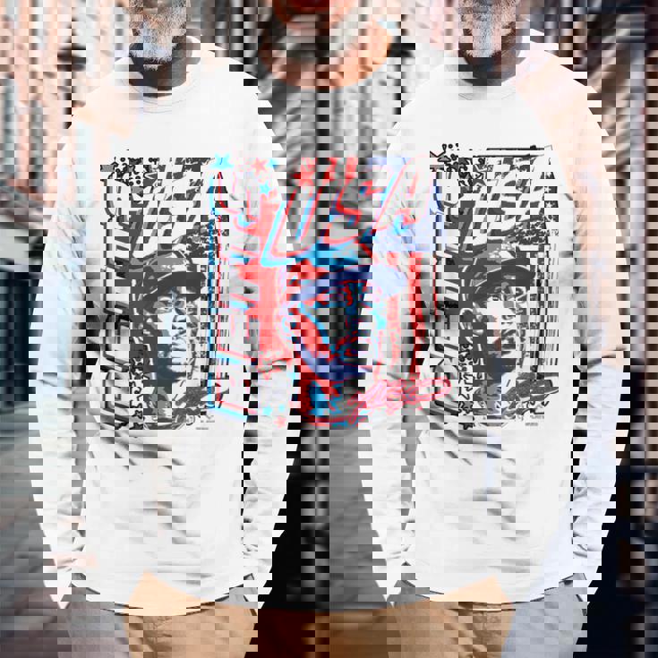 ムーキー・ベッツ・インターナショナル・ベースボールアメリカ Mlbpa 長袖Tシャツ 高齢者への贈り物