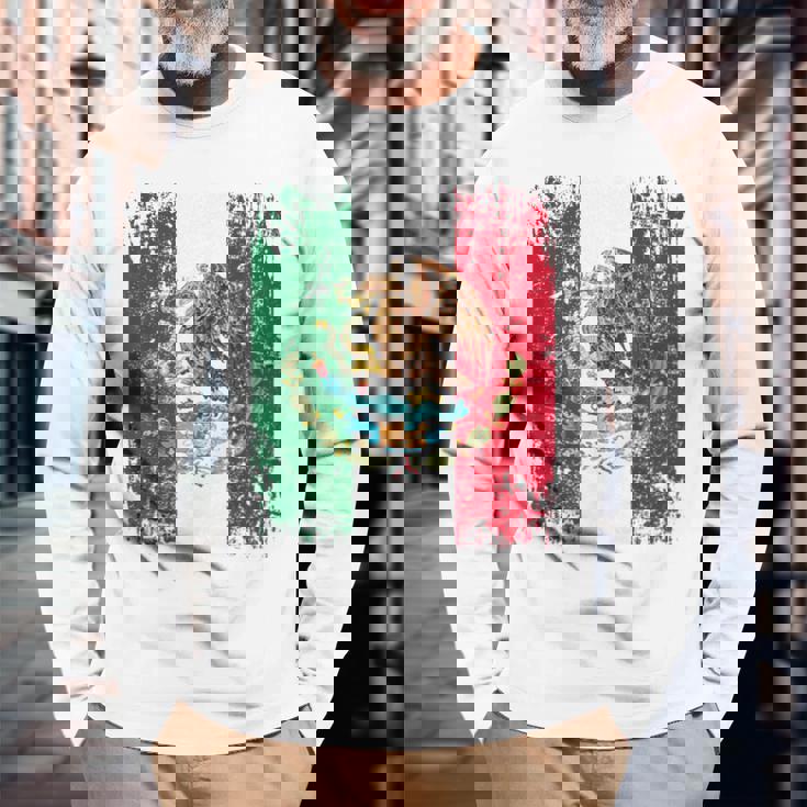 メキシコ 旗 大 国旗 メンズ レディース キッズ メキシコ 長袖Tシャツ 高齢者への贈り物