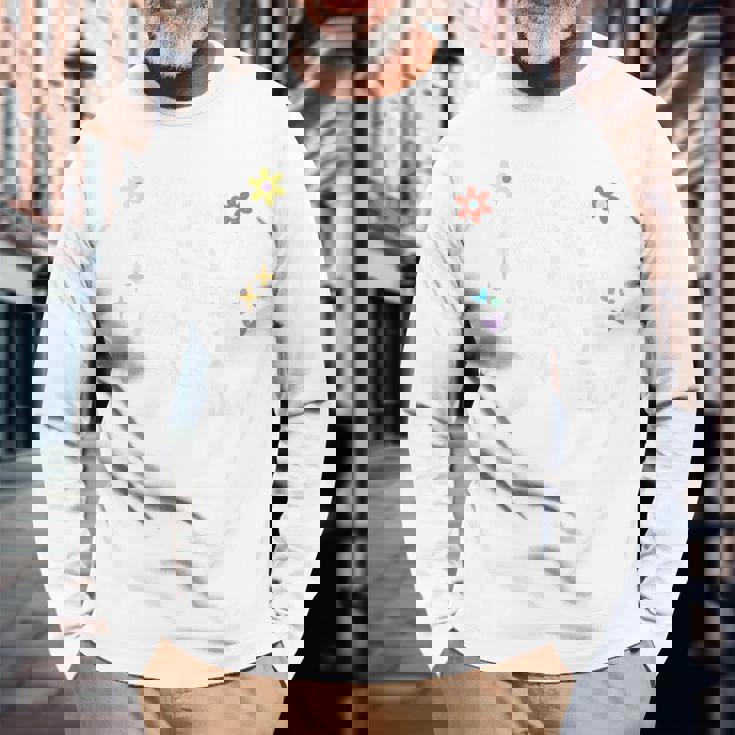 レトロなグルーヴィー。人生でジャミヤが多すぎることはありません。 長袖Tシャツ 高齢者への贈り物