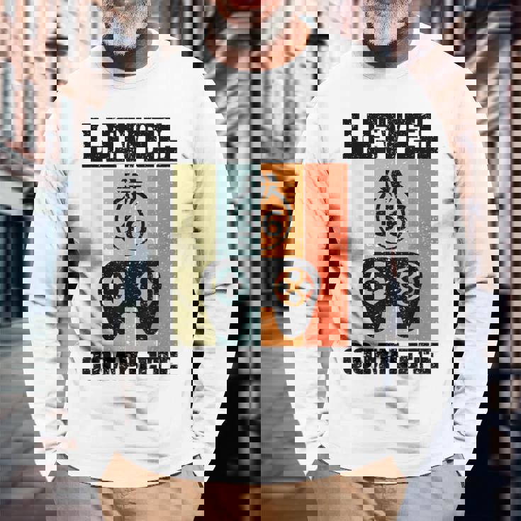 レベル 36 コンプリート 36Th 面白い 結婚記念日 カップル向け 長袖Tシャツ 高齢者への贈り物