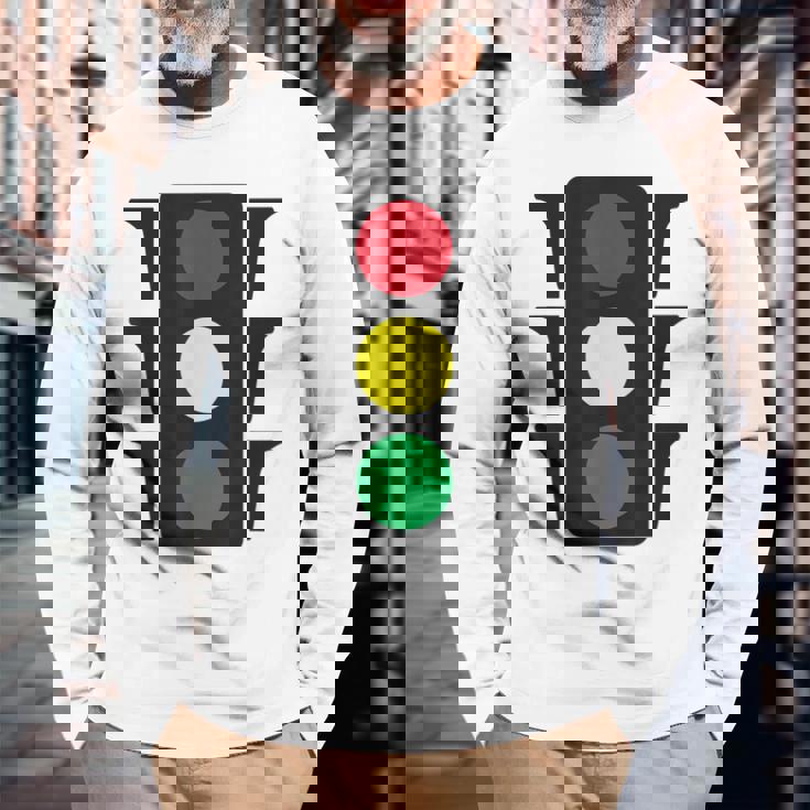 信号機の衣装 長袖Tシャツ 高齢者への贈り物