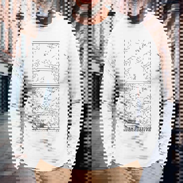 科学どこでも物理化学エレクトロニクス 長袖tシャツ 長袖Tシャツ 高齢者への贈り物