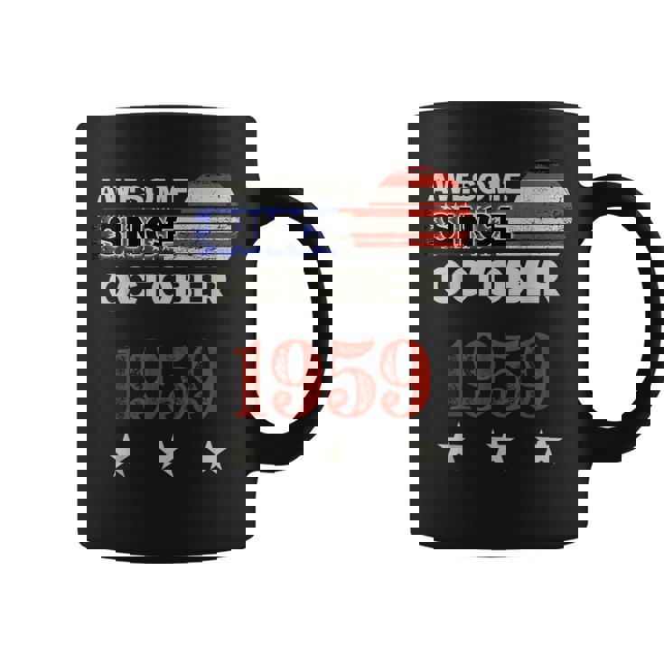 1959年以来素晴らしいヴィンテージアメリカ国旗クラシック1959年10月。 コーヒーマグ