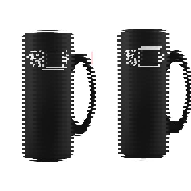 1バッテリーアイコン1。 コーヒーマグ