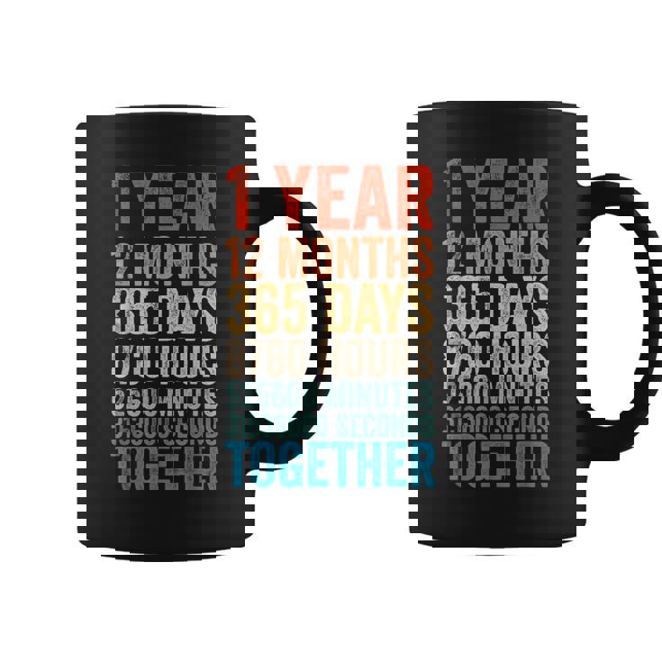 1年記念日 彼 彼女 カップル 1回目の結婚 コーヒーマグ