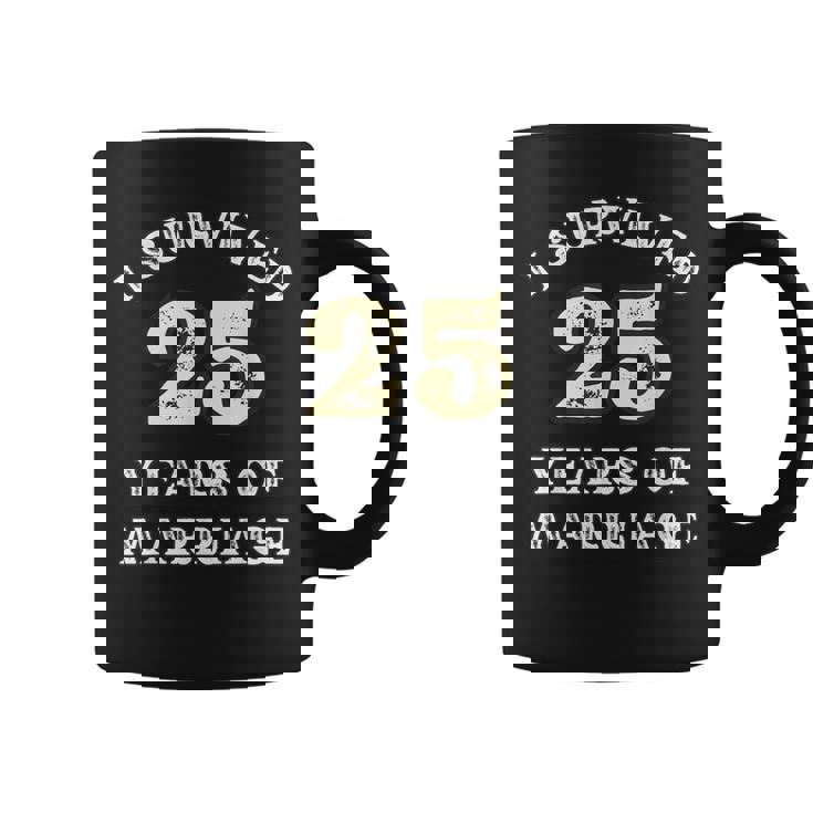 25 Years Of Marriage For ギフト 結婚25周年記念 コーヒーマグ