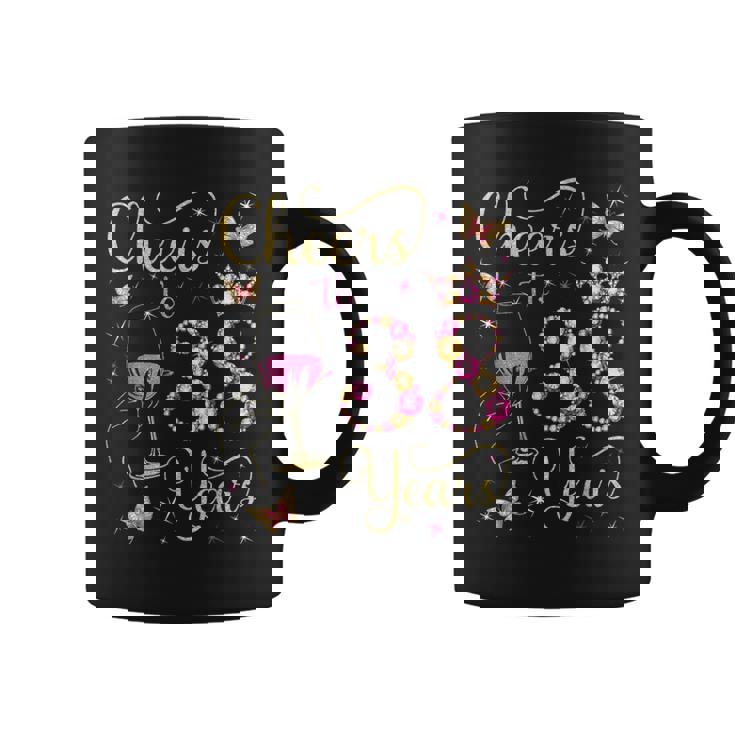 38歳、38歳の女王の誕生日、38歳の誕生日に乾杯。 コーヒーマグ