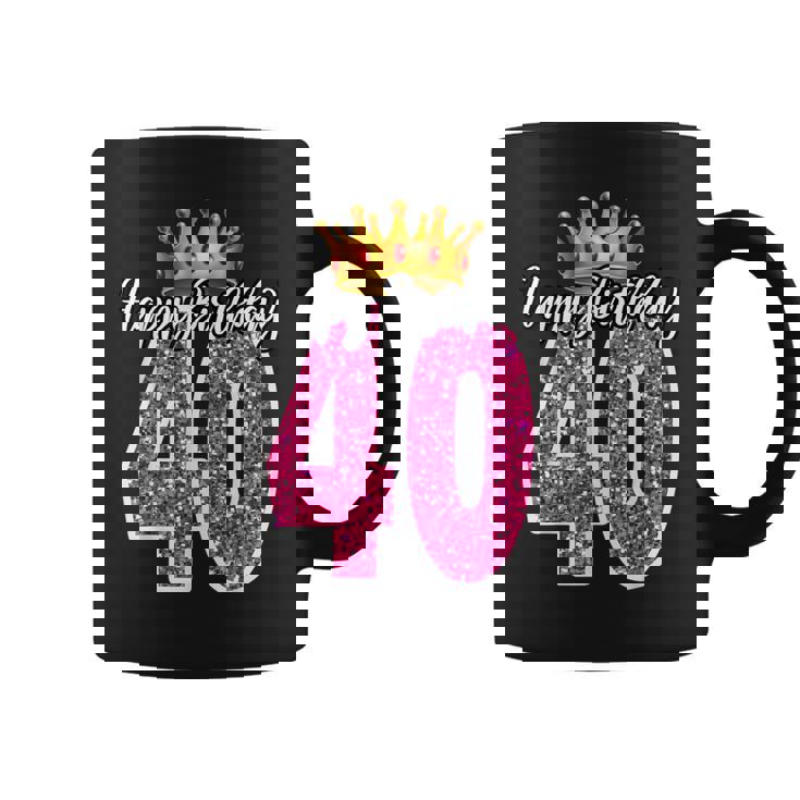 40歳 ハッピーバースデー キュート 40歳 誕生日 マッチング コーヒーマグ