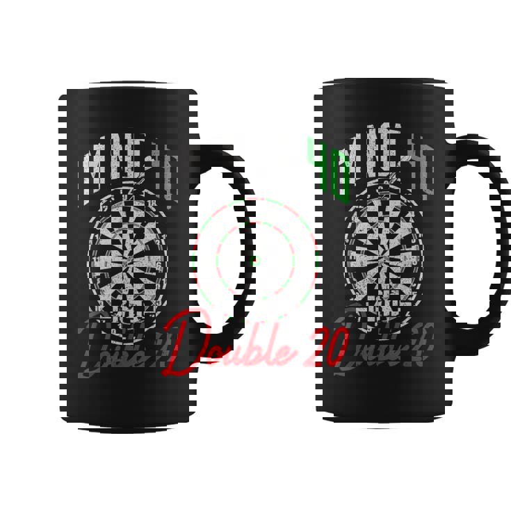 40歳の誕生日ダーツプレーヤー 40歳ダーツ コーヒーマグ