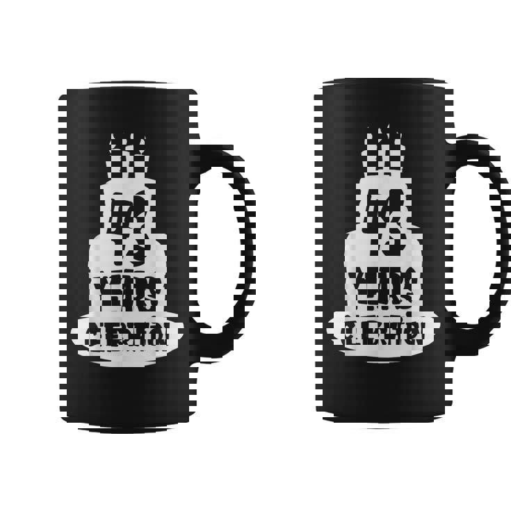 43年のお祝い イベント、記念日、誕生日。 コーヒーマグ