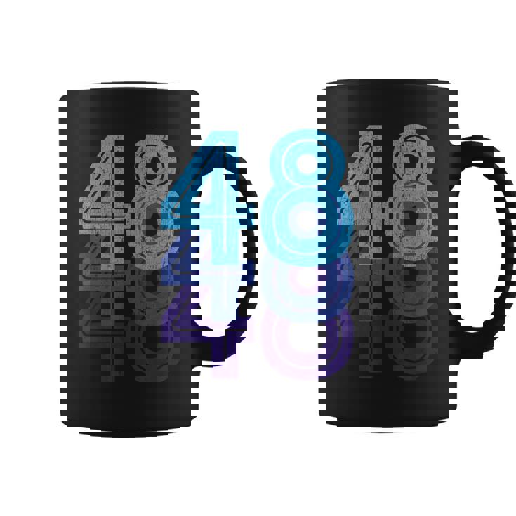 48ラッキーナンバー48歳の誕生日のスポーツチーム コーヒーマグ