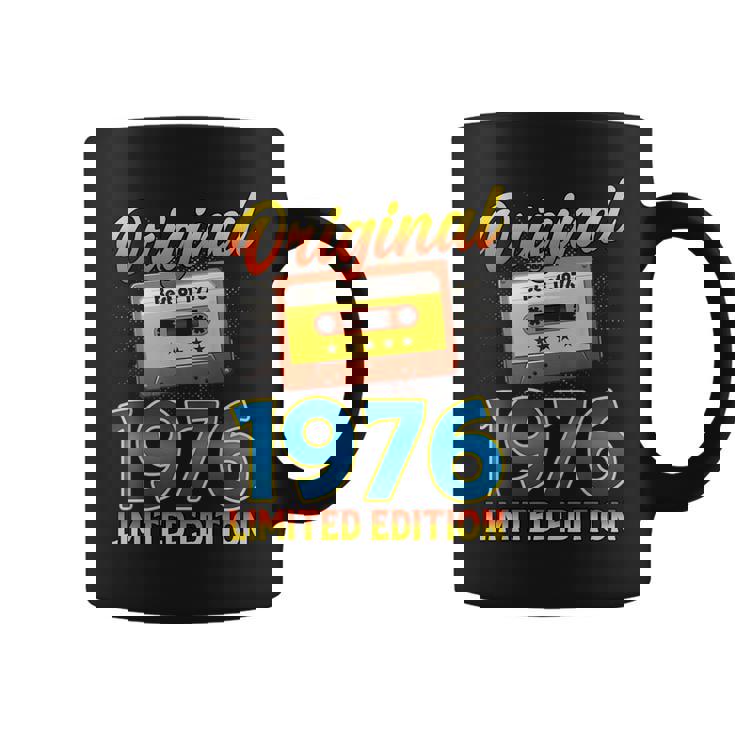 50 歳の誕生日プレゼント男性 1976 年 レトロ ビンテージ テープ コーヒーマグ