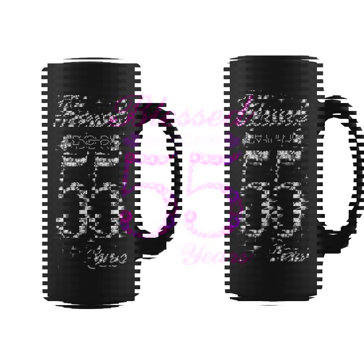 55歳の55歳の誕生日パーティーに神の祝福 コーヒーマグ